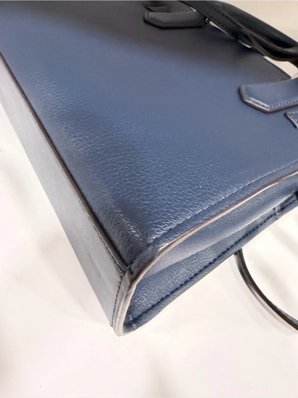 Michael Kors Navy Signature Satchel with Matching Wristlet
